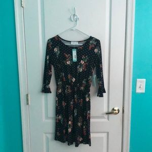 French Grey Kelton Brushed Knit Dress